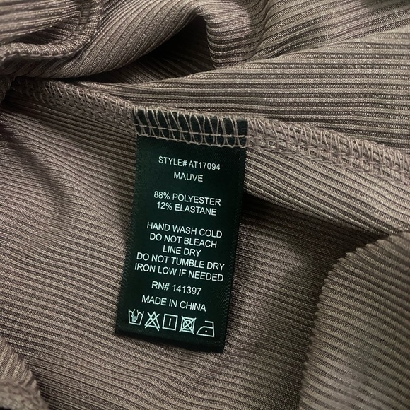 ASTR THE LABEL Mauve Ribbed Open-back Bodysuit M - Picture 6 of 7